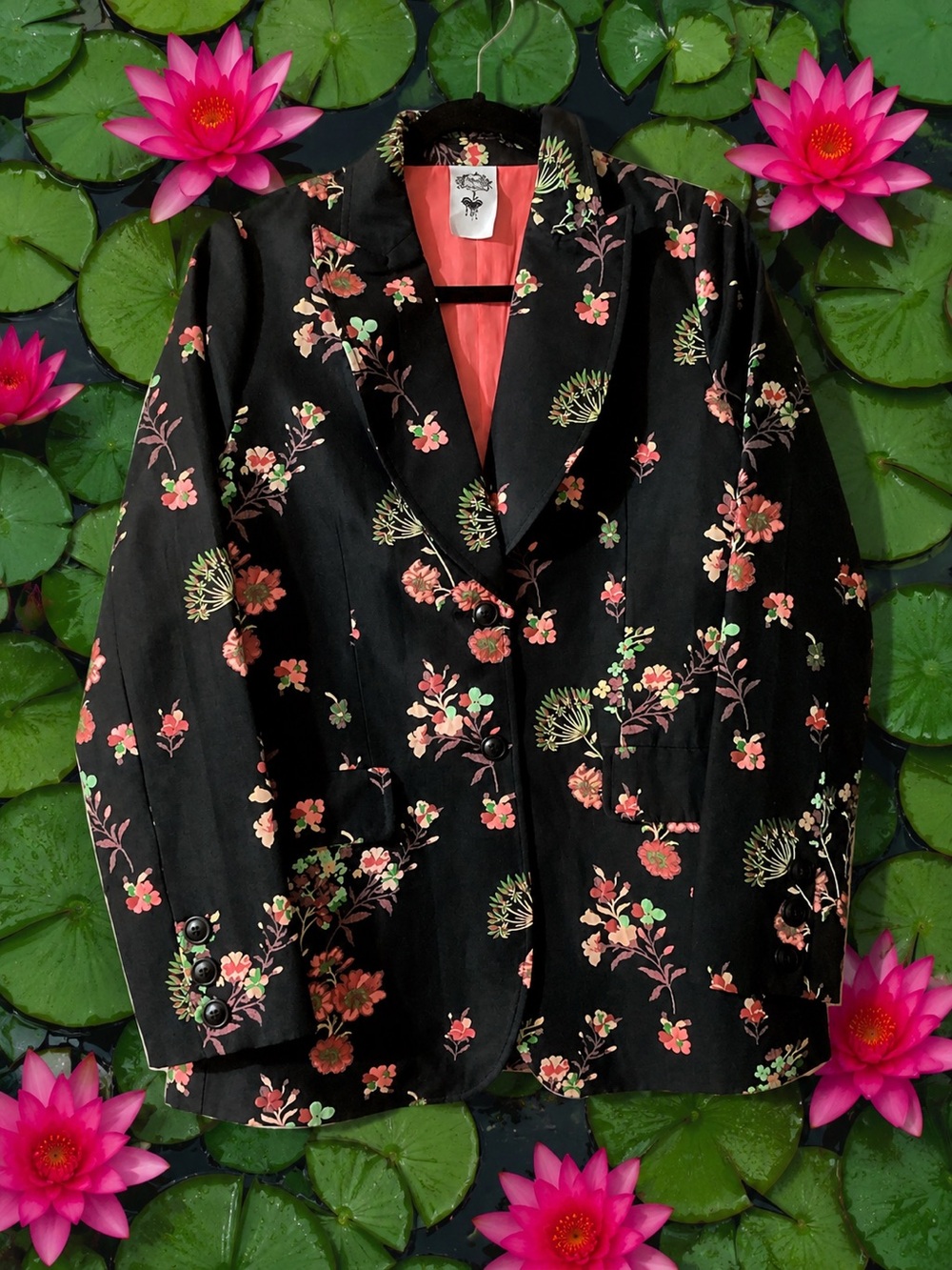 Nuvula Black Floral Jacket